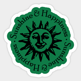 Sunshine & Happiness Sticker